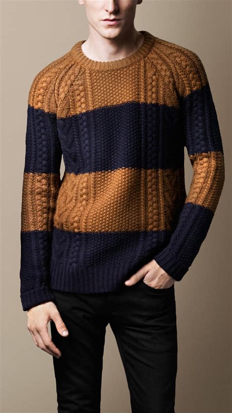 burberry sweater mens striped|Burberry sweatshirt men 5th off.